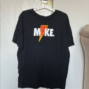 Jordan Black Short Sleeve Tee with MIKE Logo